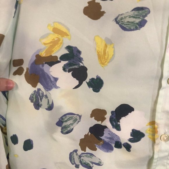 Banana Republic Floral Button Down Shirt - Multicolor - Picture 6 of 10